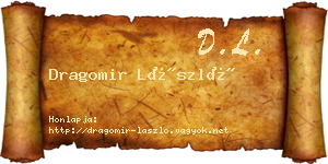 Dragomir László névjegykártya