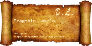 Dragomir László névjegykártya